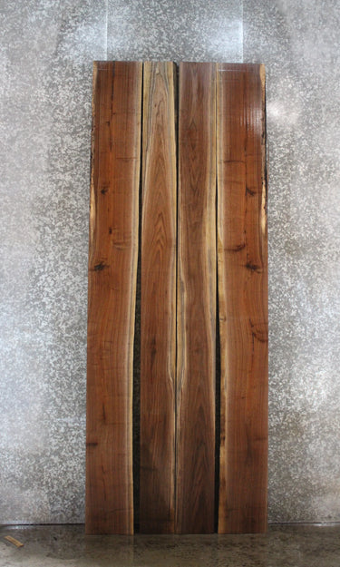 4- Black Walnut Live Edge Farmhouse Dining Table Top Slabs 20547-20548